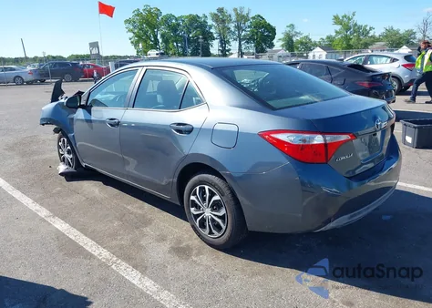 2016 Toyota Corolla L z USA, uszkodzony, nr VIN 5YFBURHE8GP383512